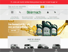 Tablet Screenshot of bearmach.com